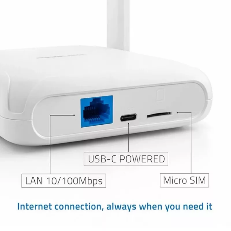 Router QOLTEC 56980 – 4G LTE Mobilfunkrouter mit Wi‑Fi 6