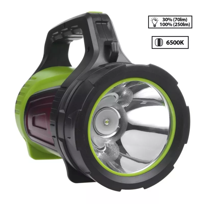 Taschenlampe MACLEAN MCE345 LED 3-in-1 mit Powerbank-Funktion, 5 W XM-L-T6, Kaltweiß 6500K, 3×18650 3,7 V 4500 mAh