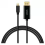 Kabel SAVIO CL-207 USB-C auf DisplayPort 2,0 m, DisplayPort 1.2 Unterstützung