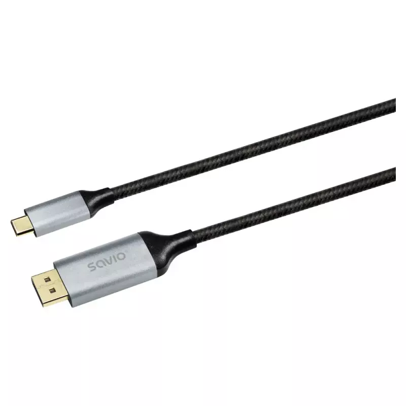 USB-C auf DisplayPort-Kabel SAVIO CL-208 (DisplayPort 1.2, 2 m)