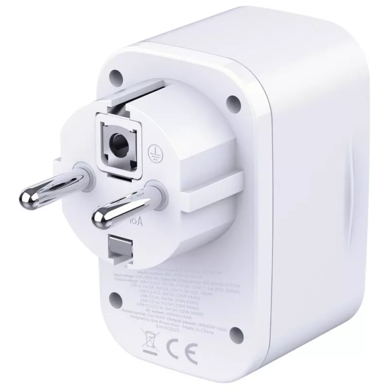 3MK Charger Comfort Charger GaN 30W Weiß – USB-Netzteil, 30W GaN-Ausgang