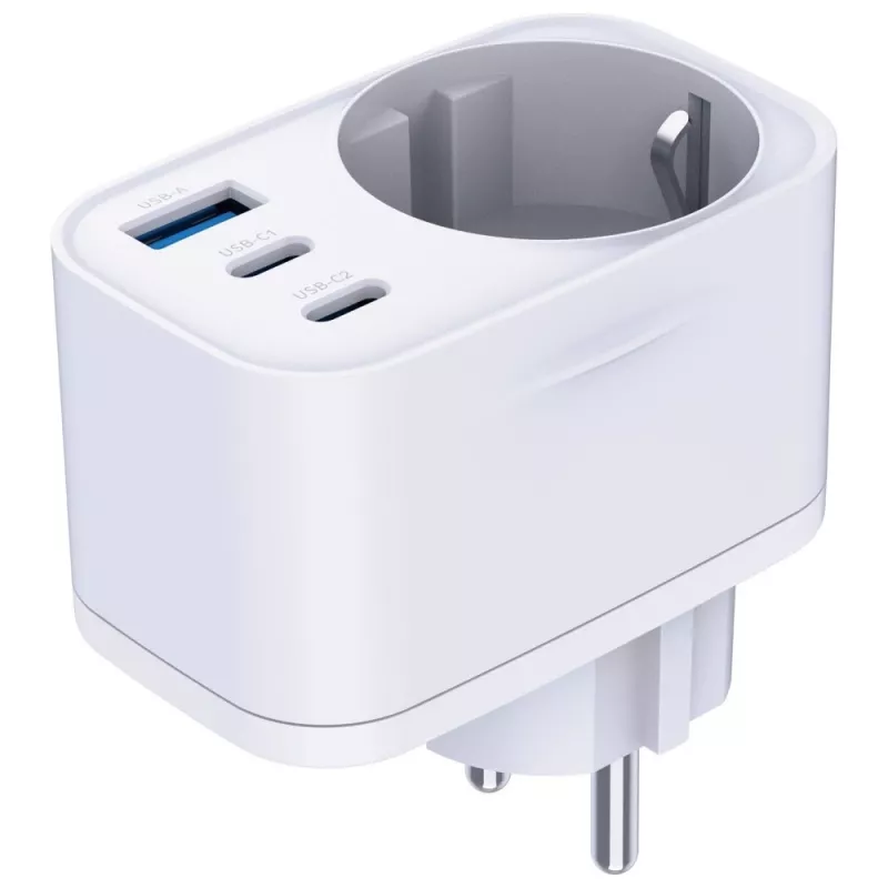 3MK Charger Comfort Charger GaN 30W Weiß – USB-Netzteil, 30W GaN-Ausgang