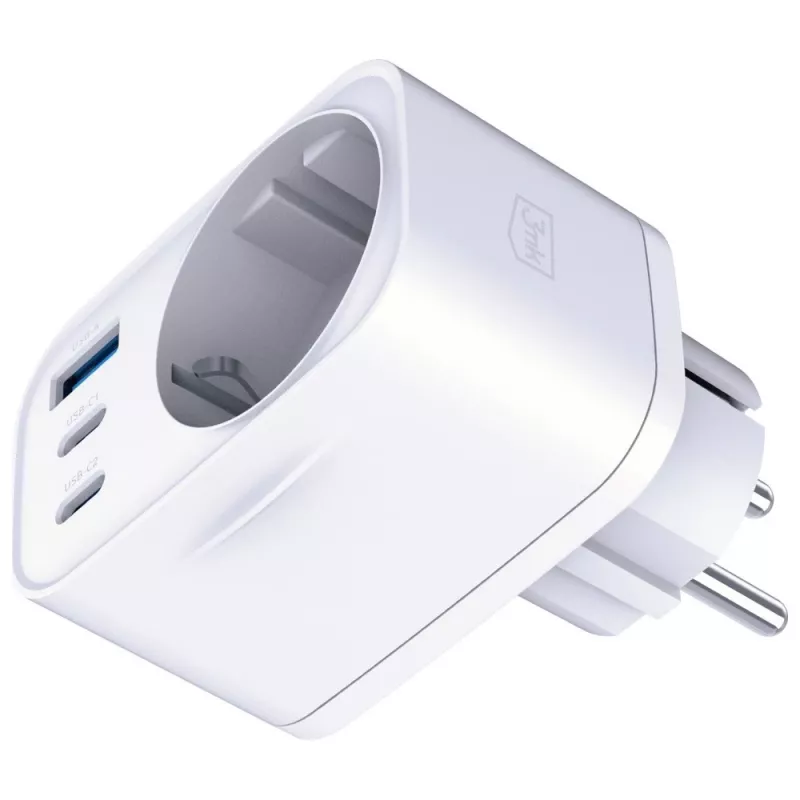3MK Charger Comfort Charger GaN 30W Weiß – USB-Netzteil, 30W GaN-Ausgang