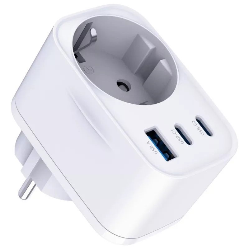 3MK Charger Comfort Charger GaN 30W Weiß – USB-Netzteil, 30W GaN-Ausgang