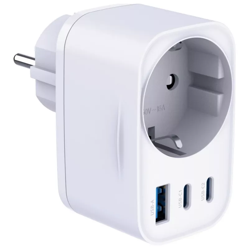 3MK Charger Comfort Charger GaN 30W Weiß – USB-Netzteil, 30W GaN-Ausgang