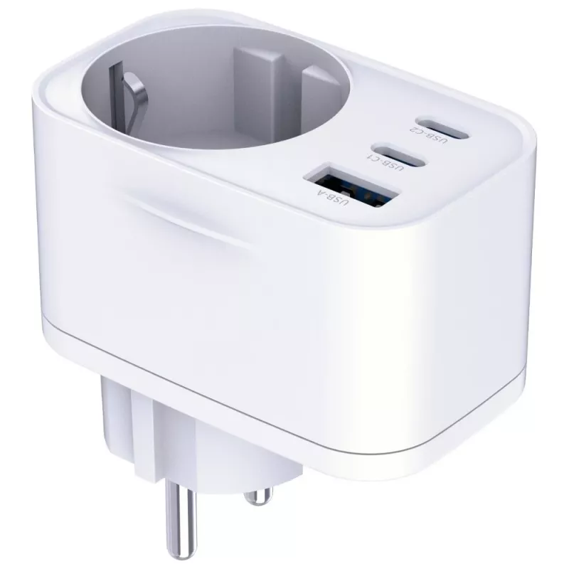 3MK Charger Comfort Charger GaN 30W Weiß – USB-Netzteil, 30W GaN-Ausgang