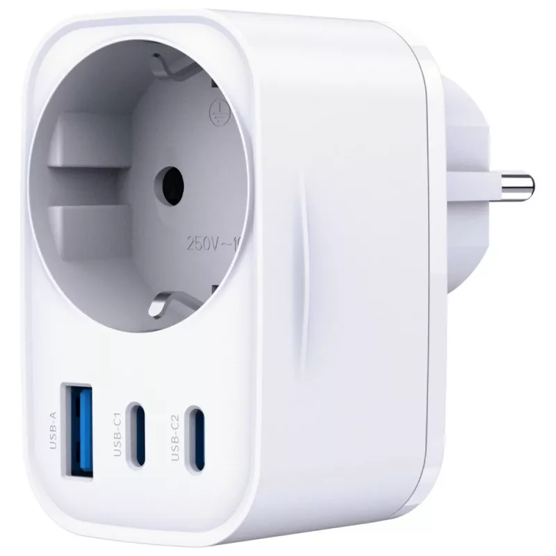3MK Charger Comfort Charger GaN 30W Weiß – USB-Netzteil, 30W GaN-Ausgang