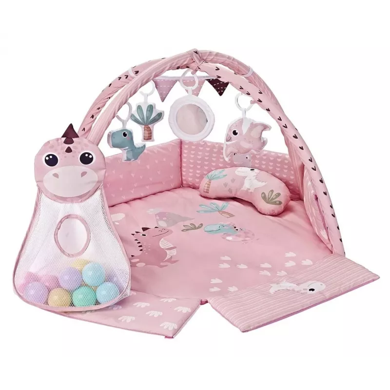 Lernspielmatte Dino Pink TinyMini rosa