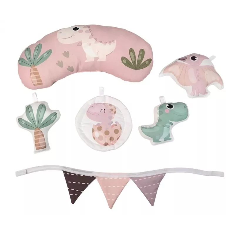 Lernspielmatte Dino Pink TinyMini rosa
