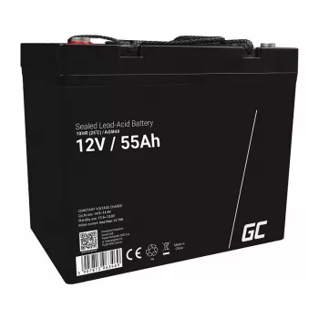 AGM Batterie Grün Cell AGM49 55 Ah 12 V Marine Leisure