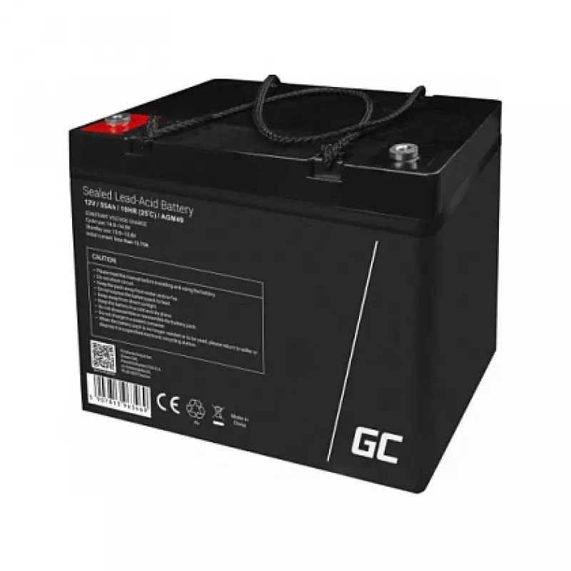 AGM Batterie Grün Cell AGM49 55 Ah 12 V Marine Leisure