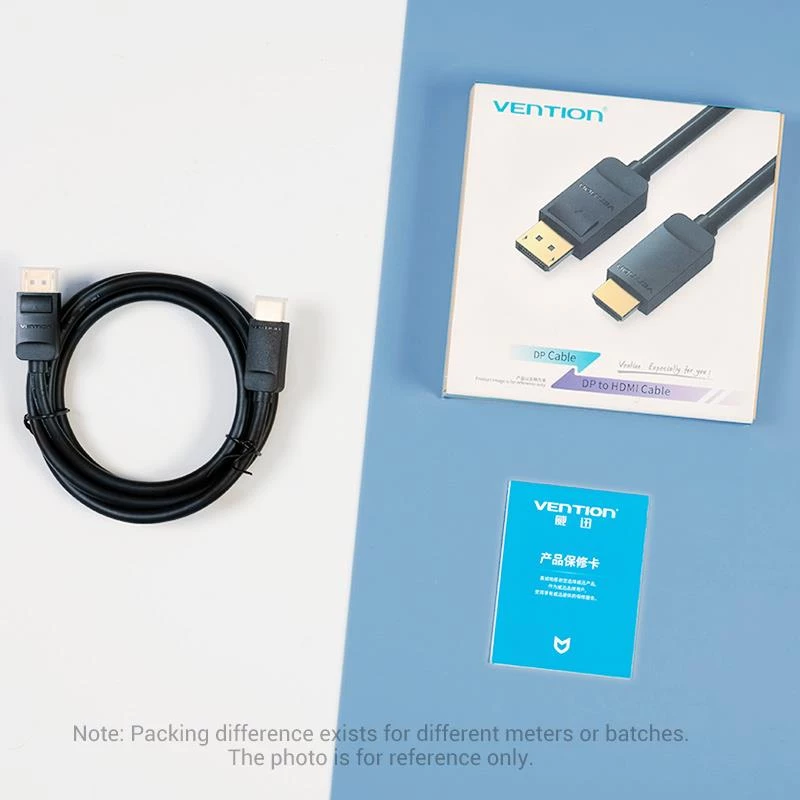 Kabel DP auf HDMI 2M/SCHWARZ Hadbh Vention