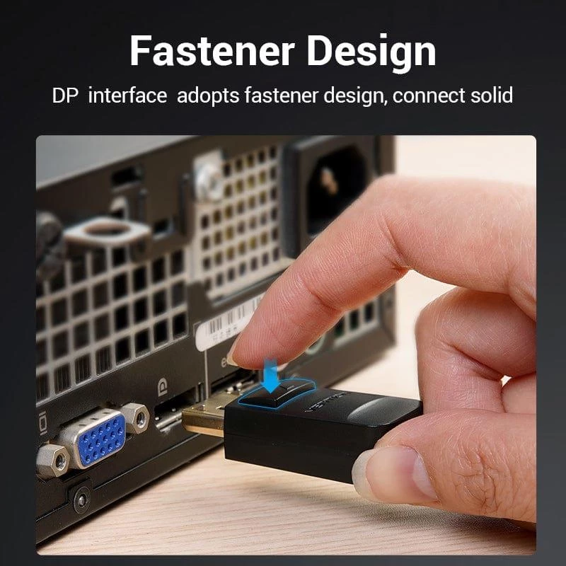 DP auf VGA-Kabel 2M/SCHWARZ Hblbh Vention