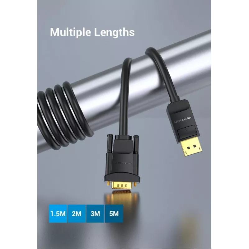 DP auf VGA-Kabel 2M/SCHWARZ Hblbh Vention