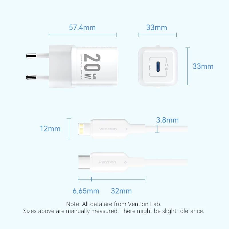 USB-C-Netzladegerät 20 W TZ-FEPW0-EU-02 Vention