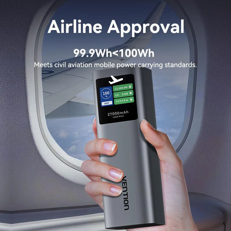 Powerbank USB 27000MAH 140W/FKEH0 Vention