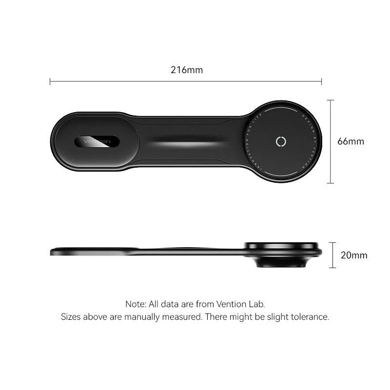 Mobiler Auto-Ladegerät MAGNETISCH/KABELLOS Schwarz KSJB0 Vention