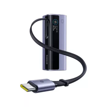 Tragbare Powerbank Baseus EnerGeek GR11 20000 mAh LiPo 145W, 2× USB-C + 1× USB-A, 20V, Schwarz
