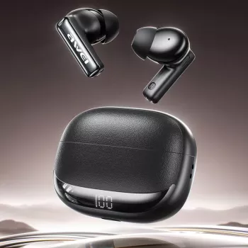 Awei Bluetooth-Kopfhörer Modell ANC TA19 TWS mit aktiver Geräuschunterdrückung, True Wireless Stereo, Bluetooth-Konnektivität