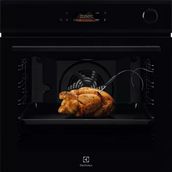 Einbau-Backofen Electrolux EOC8P39H, pyrolytische Reinigung, mattschwarz, Energieeffizienzklasse A+