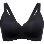 Momcozy YN46 (M) | Bezszwowy Kwiatowy Biustonosz do Karmienia Push-up | Schwarz Floral
