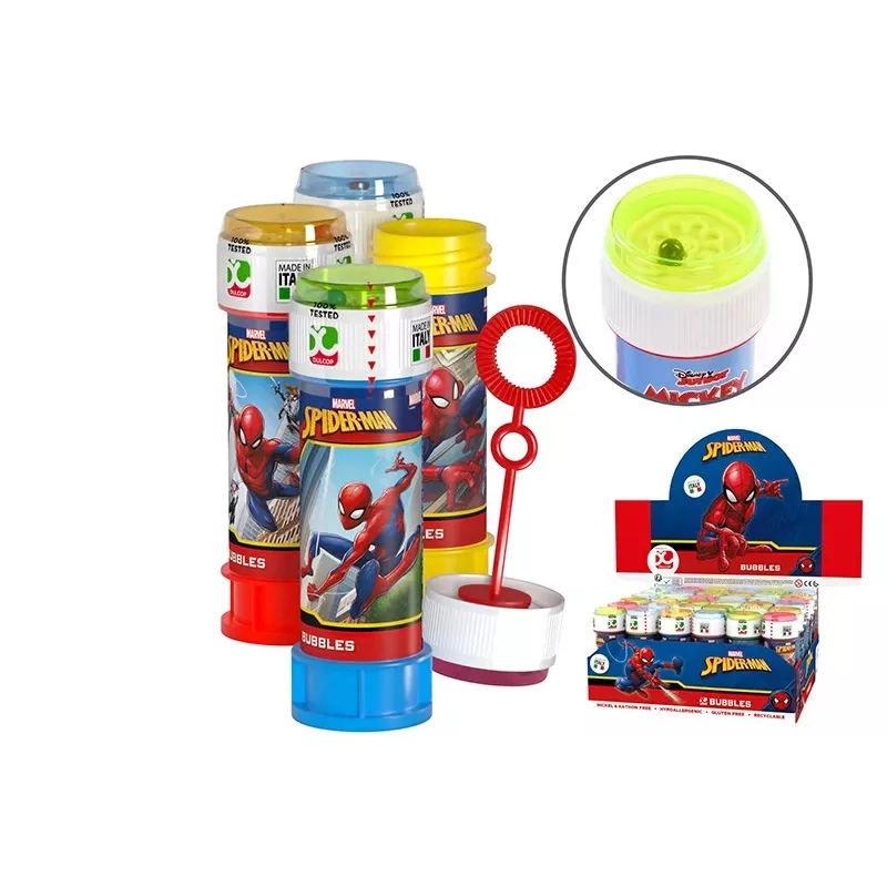Seifenblasen 60 ml Spiderman Display 36 Stück