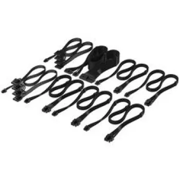Corsair Premium-Sleeved DC Kabel Pro Kit, für Typ-5-Netzteil - schwarz