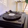 Riemengetriebener Audio-Plattenspieler Energy Sistem BlackSpin Schwarz Transparent 33 45 78 U/min
