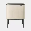 Brabantia Bo Touch Bin 33 L 3 Körbe Beige Breite 540 mm Tiefe 312 mm Höhe 680 mm