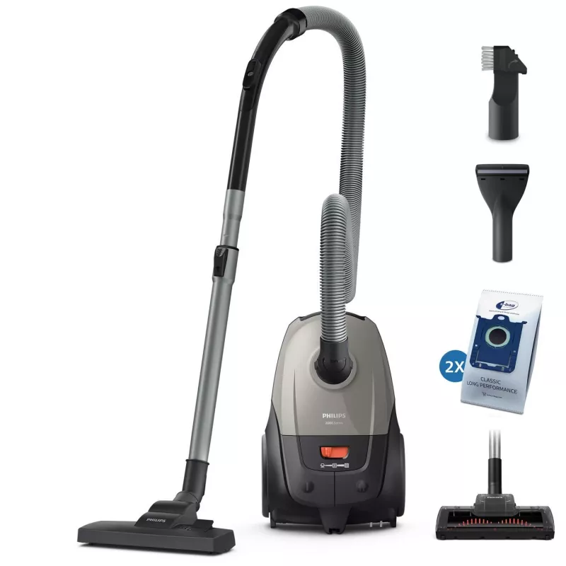 Bodenstaubsauger Philips 2000 series XD2152/12 — 850 W, 3 L Staubbeutel, HEPA-Filter, Trockenreinigung