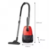 Bodenstaubsauger Philips 1000 Series XD1111/10, 800 W, Trockenreinigung, Staubbeutel 3 L, HEPA, 77 dB