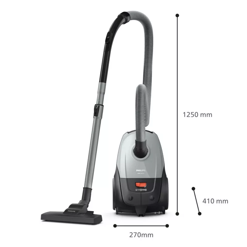 Bodenstaubsauger Philips XD2142/12 — 850 W, 3 L Staubbeutel, HEPA-Filter, Trockenreinigung