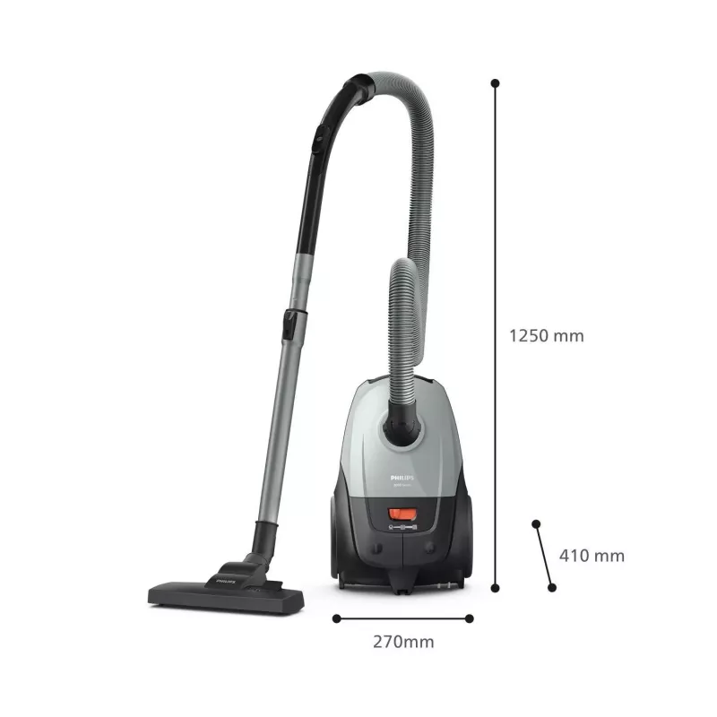 Bodenstaubsauger Philips XD2142/12 — 850 W, 3 L Staubbeutel, HEPA-Filter, Trockenreinigung