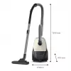Staubsauger | PHILIPS | Eingangsleistung 800 W | Staubkapazität 3 L | Bodenstaubsauger | Reinigungstyp Trocken | Staubbehälter Staubbeutel | Farbe Schwarz/Beige | XD1101/10
