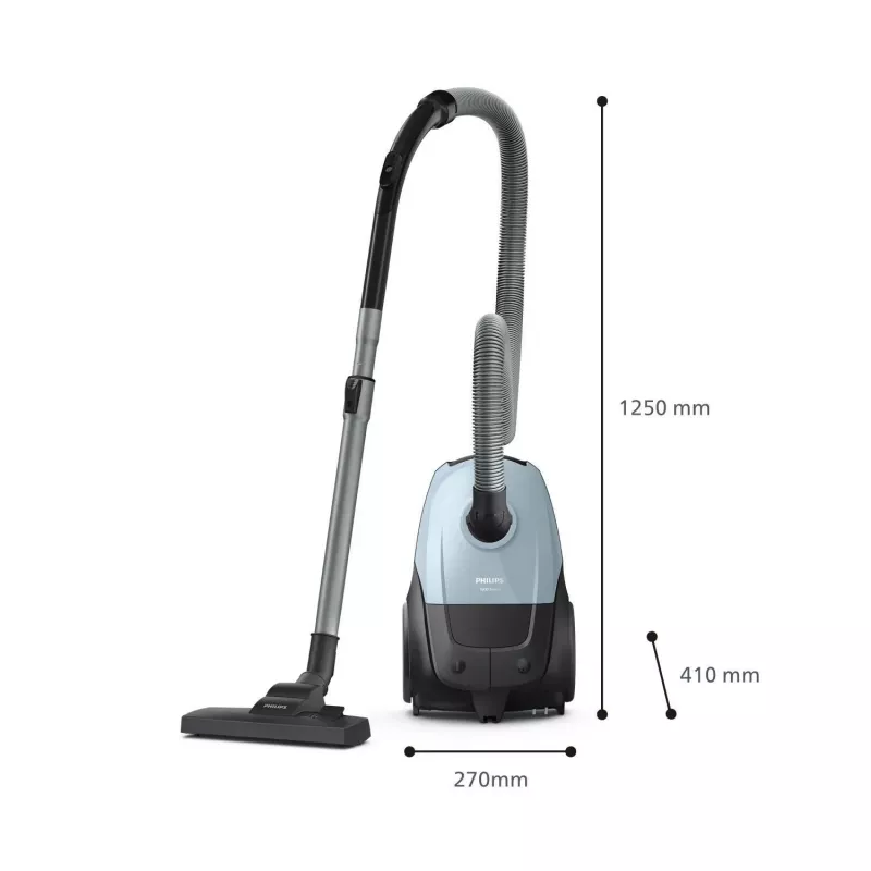 Bodenstaubsauger Philips 2000 series XD1142/10 — 800 W, 3 L Staubbeutel, HEPA-Filter, Trockenreinigung