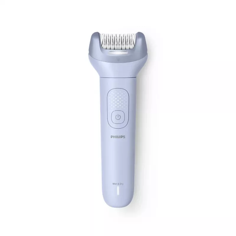 Epilierer Philips 8000 Series BRE708/00 — kabellos nass & trocken, 32 Pinzetten, 2 Geschwindigkeiten, blau