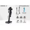 Stabstaubsauger Samsung VS20C9554TK — Batterie, Lithium‑Ionen, 580 W, beutellos 0,8 l, Zyklon, Schwarz