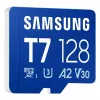 MicroSDXC-Speicherkarte Samsung T7 128 GB UHS-I U3 V30 170 MB/s Blau