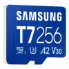 MicroSDXC-Speicherkarte Samsung T7 256 GB UHS-I U3 V30 Lesen 170 MB/s Blau