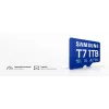 MicroSDXC-Speicherkarte Samsung T7 256 GB UHS-I U3 V30 Lesen 170 MB/s Blau