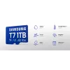 MicroSDXC-Speicherkarte Samsung T7 256 GB UHS-I U3 V30 Lesen 170 MB/s Blau