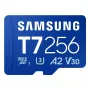 MicroSDXC-Speicherkarte Samsung T7 256 GB UHS-I U3 V30 Lesen 170 MB/s Blau