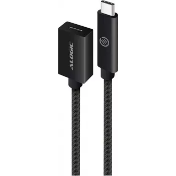 ALOGIC - USB-Kabel - USB-C (W) auf USB-C (M) - USB 3.1 Gen 2 - 50 cm - Schwarz (MU31CC-EXT-050BLK)