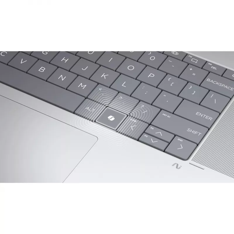 2-in-1 HP OmniBook X Flip NG AI 16-as0003nw Laptop, 16 Zoll 3K OLED Touchscreen, 32GB RAM, 1TB SSD, Windows 11 Home, Ultra 7 258V, Glacier Silver
