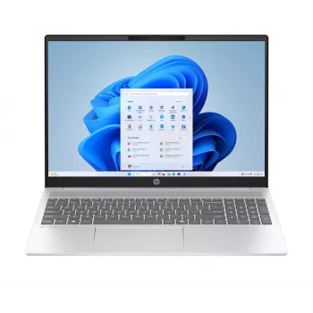 Laptop HP OmniBook 5 – Ultra 7 255U, 16 Zoll 2K-Display, 24 GB RAM, 512 GB SSD, Windows 11 Pro, Glacier Silver