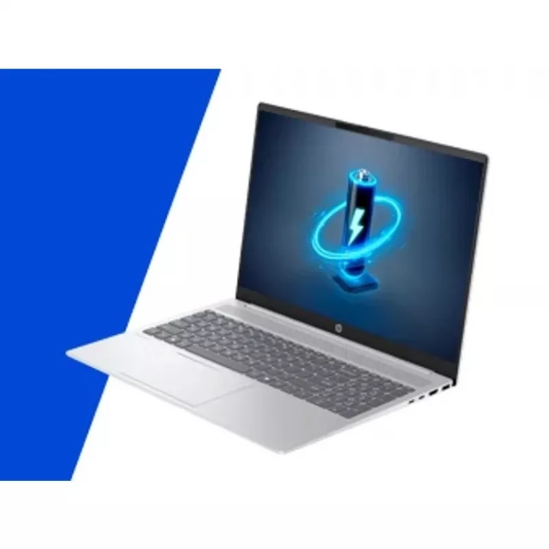 Laptop HP OmniBook 5 – Ultra 7 255U, 16 Zoll 2K-Display, 24 GB RAM, 512 GB SSD, Windows 11 Pro, Glacier Silver