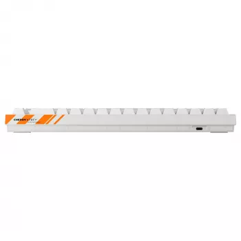 Mechanische Gaming-Tastatur Cherry K5 Pro TMR Compact 65% AZERTY RGB kabelgebunden USB Orange Weiß