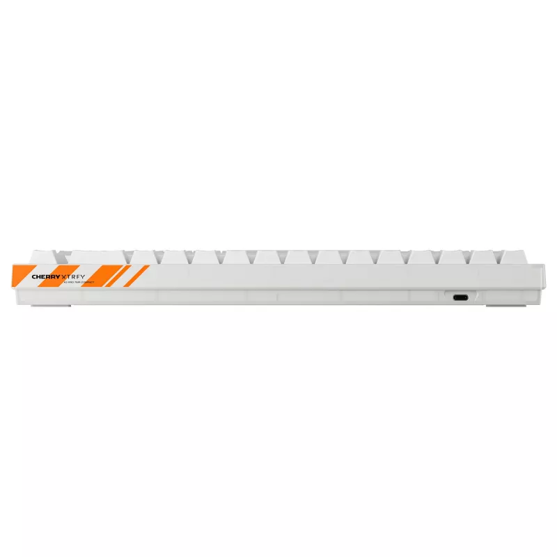 Mechanische Gaming-Tastatur Cherry K5 Pro TMR Compact 65% AZERTY RGB kabelgebunden USB Orange Weiß