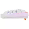 Mechanische Gaming-Tastatur Cherry K5 Pro TMR Compact 65% AZERTY RGB kabelgebunden USB Orange Weiß