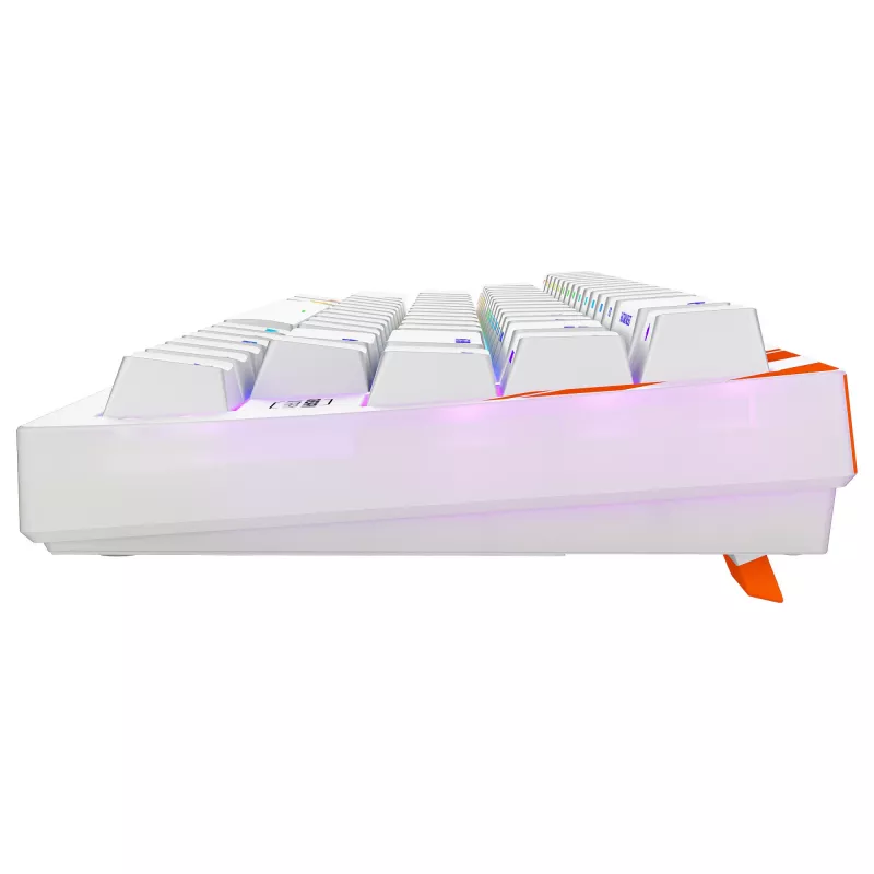 Mechanische Gaming-Tastatur Cherry K5 Pro TMR Compact 65% AZERTY RGB kabelgebunden USB Orange Weiß